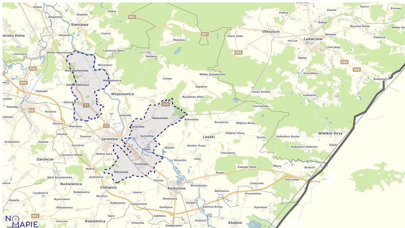 Mapa uzbrojenia terenu Jarosławia